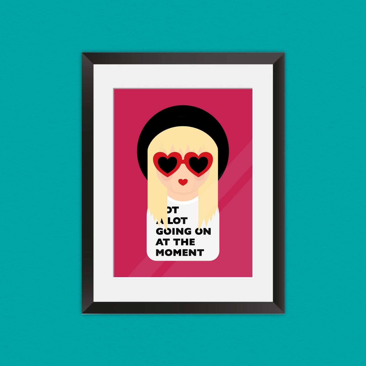Little Icons Taylor inspired unframed art print