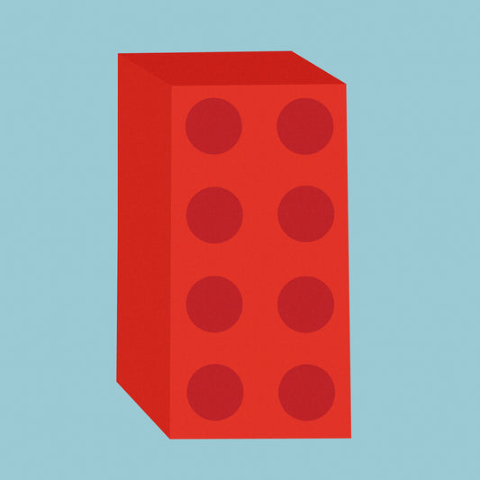 Lego Brick Print