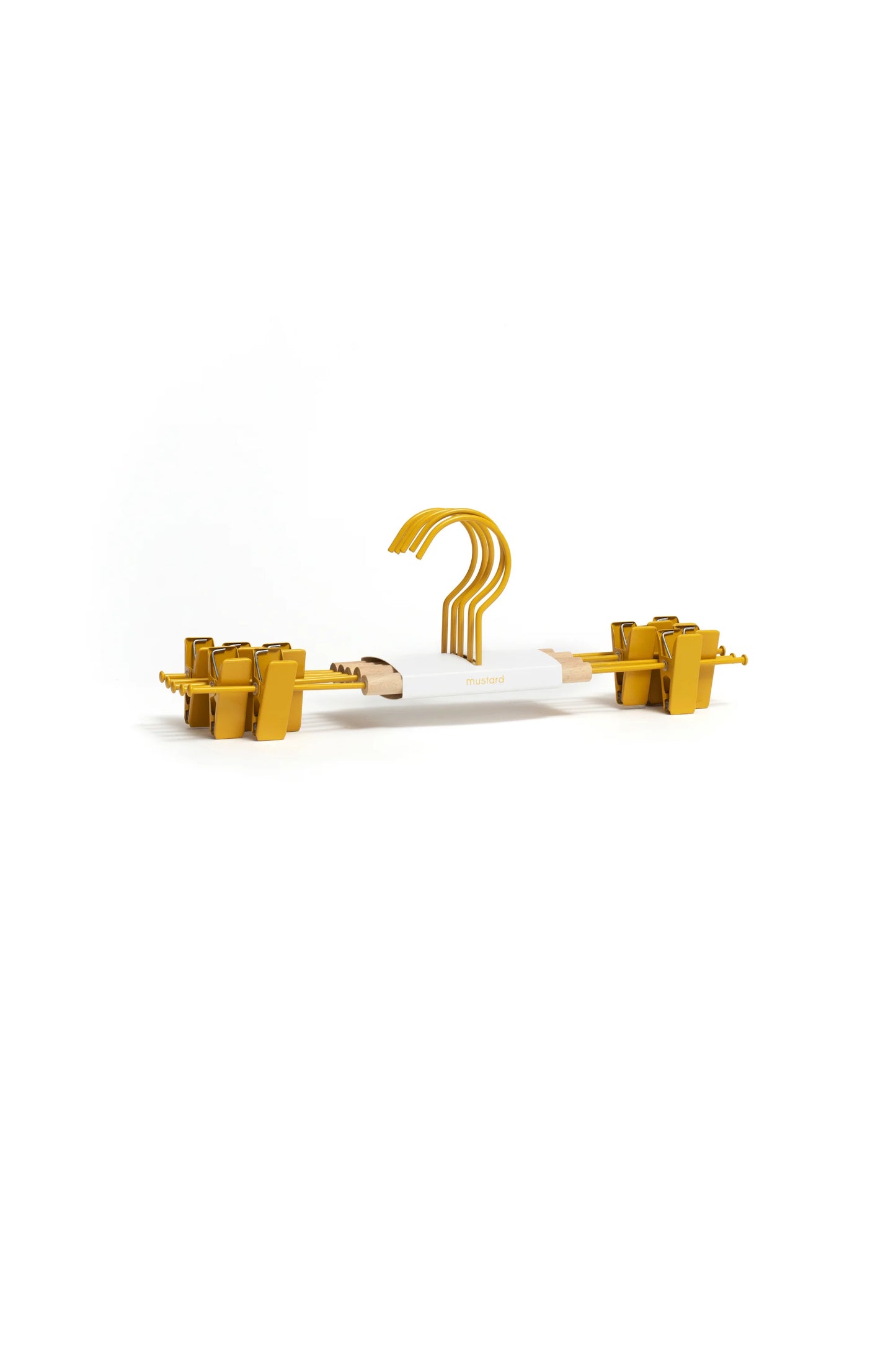 Adult Clip Hanger In Mustard