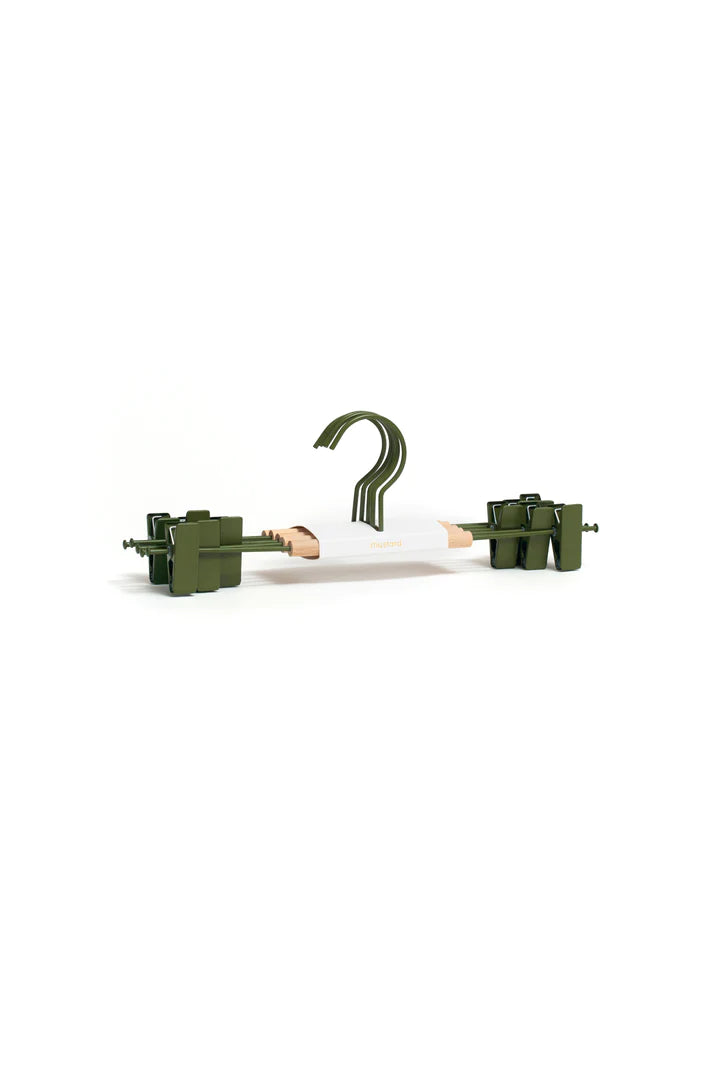 Adult Clip Hanger In Olive