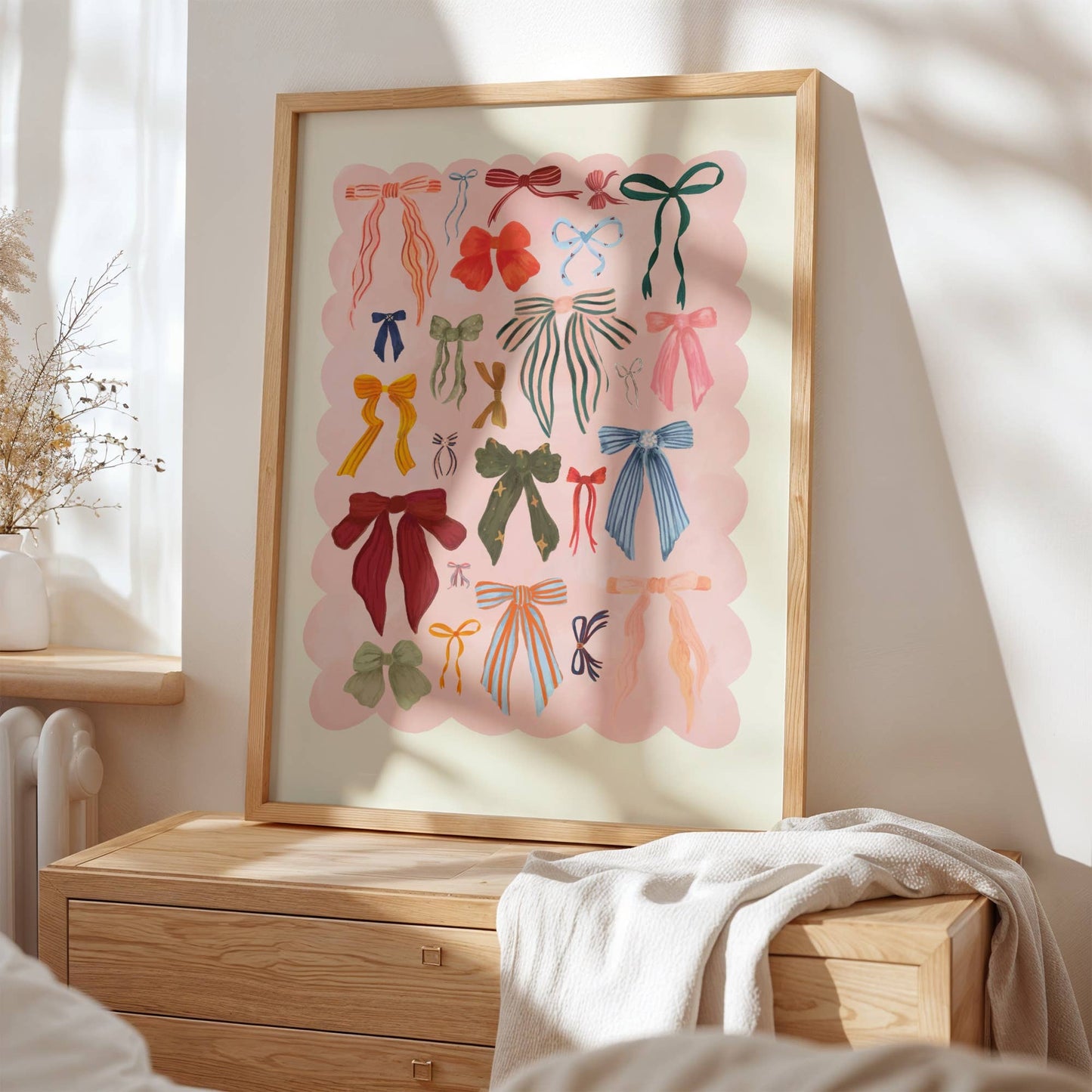 Coquette,Bow Art Print