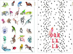 Load image into Gallery viewer, Set of 2 Tea Towels Alphabet and Ooh La La
