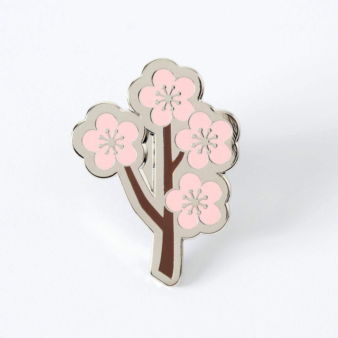 Cherry Blossom Branch Enamel Pin