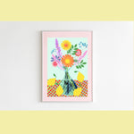 Load image into Gallery viewer, Print - Bright Blooms &amp; Lemons
