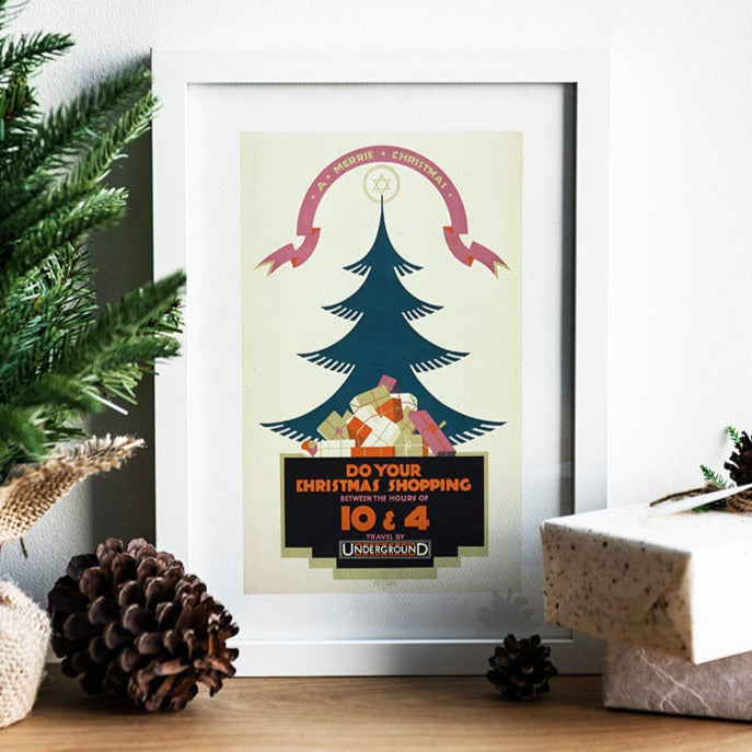 A Merrie Christmas Art Print
