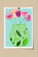 Load image into Gallery viewer, Peony Posy Art Print