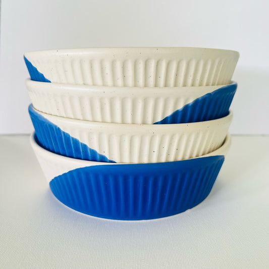 Santorini Ceramic Pasta Bowl.