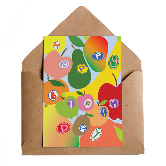 Birthday Fruits Card