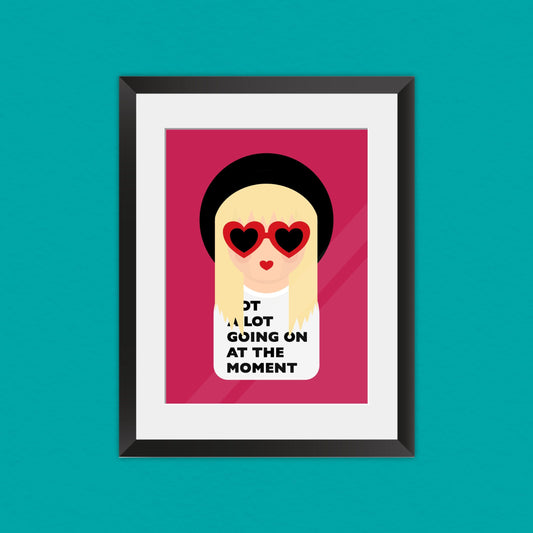 Little Icons Taylor inspired unframed art print