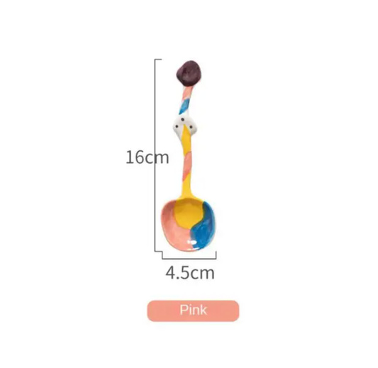 Groovy Ceramic Spoon