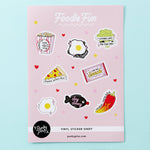 Load image into Gallery viewer, Foodie Fun A5 Vinyl Sticker Sheet