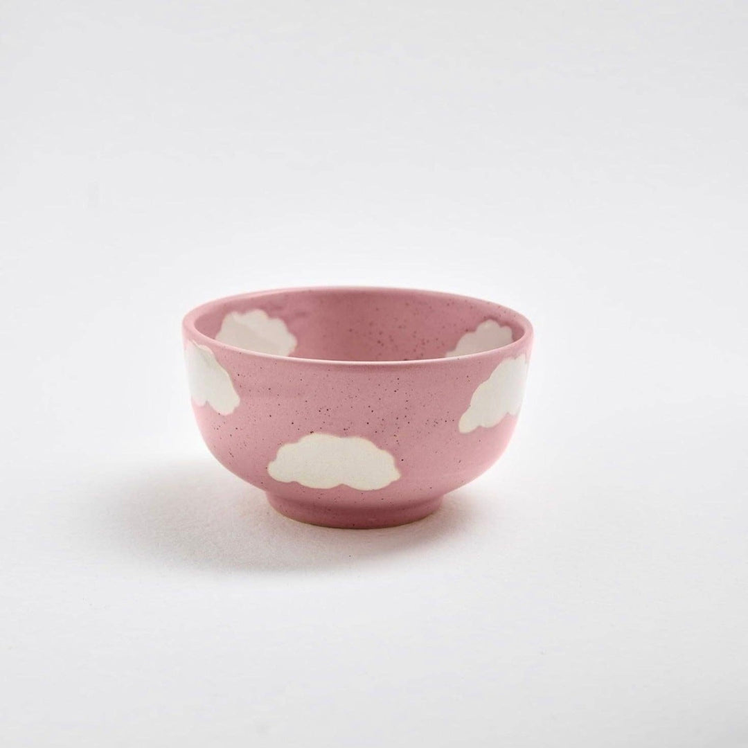 Pink Cloud Ceramic Bowl
