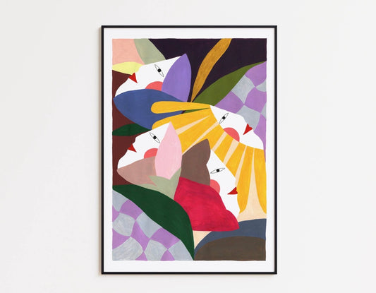 Women Flowers print