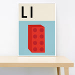 Load image into Gallery viewer, Lego Brick Print
