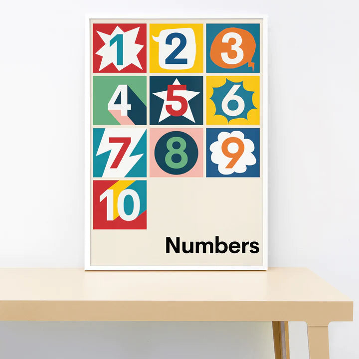 Print - Numbers by Lorna Freytag