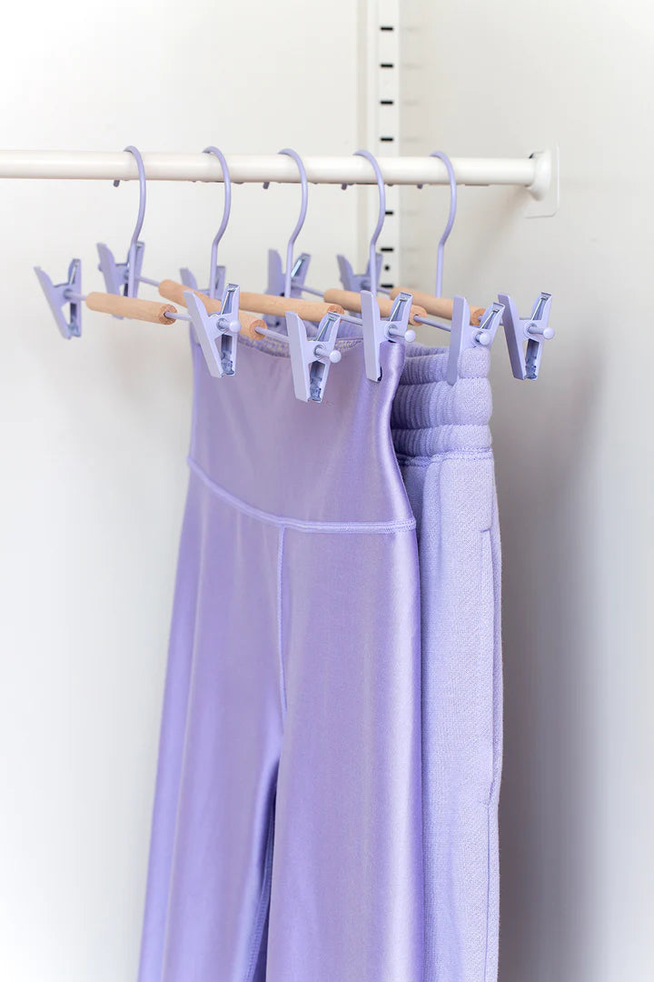 Adult Clip Hangers In Lilac