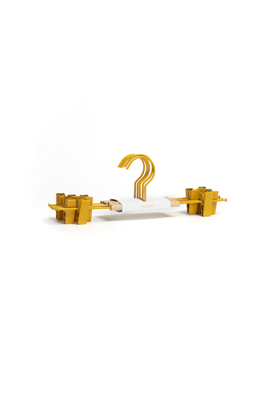 Adult Clip  Hanger In Mustard