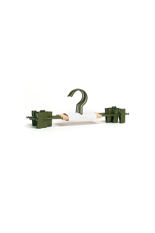 Adult Clip  Hanger In Olive