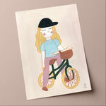 Load image into Gallery viewer, Print – Alice on bike