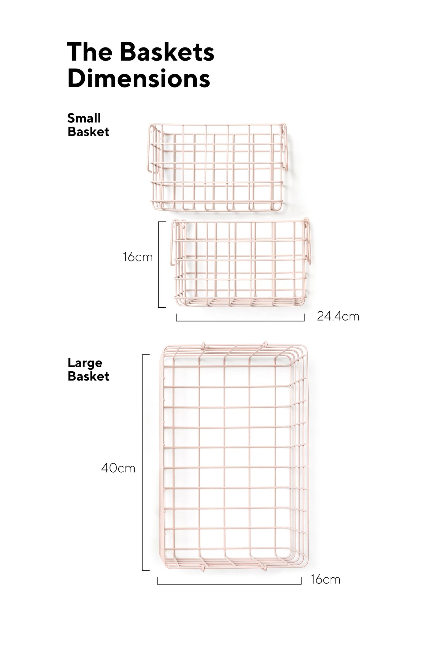 Baskets - Blush Pink