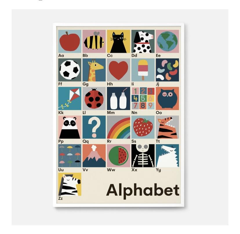 Print - Alphabet by Lorna Freytag