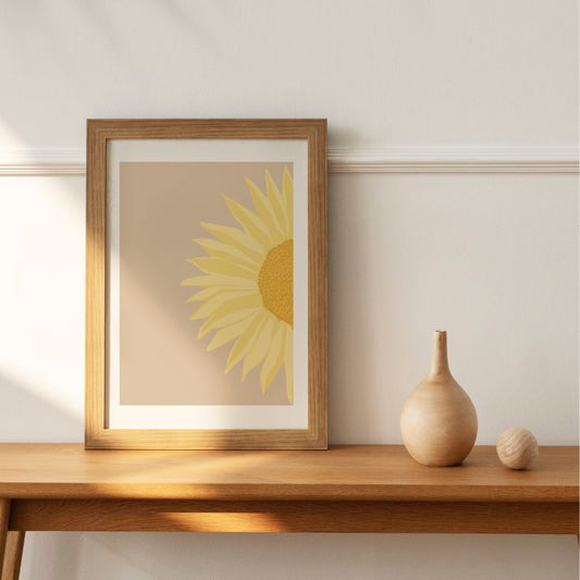 Print - Mauve Delight with Beige.