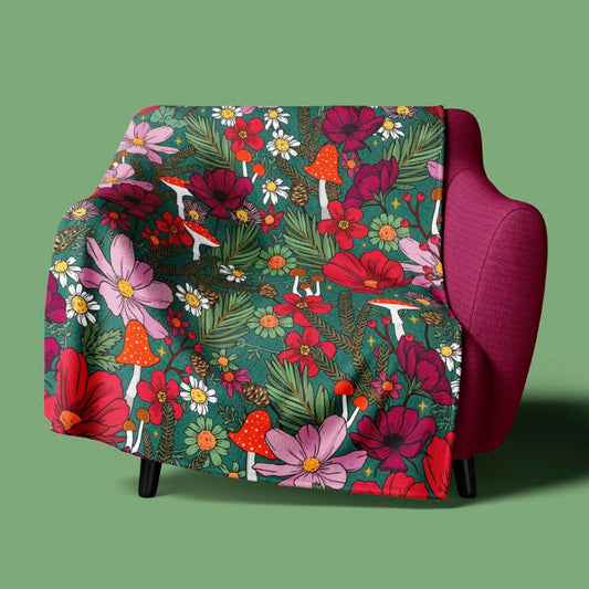 Woodland Wildflower Cosy Blanket & Mug Set