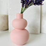 Load image into Gallery viewer, Vase-Matte Porcelain Pink.
