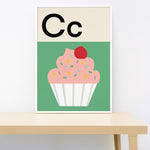Load image into Gallery viewer, Cupcake  print
