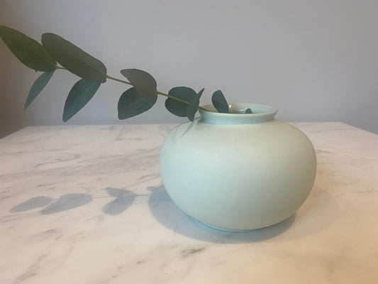 Vase- Mint porcelain.