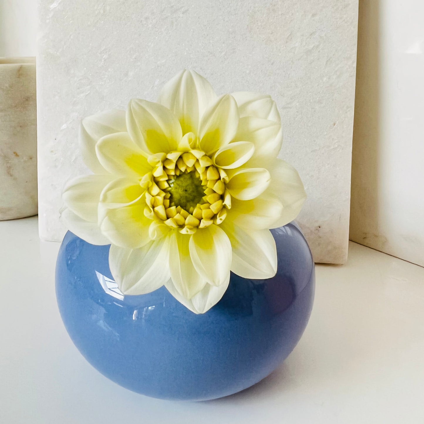 Vase In Glossy Lavender