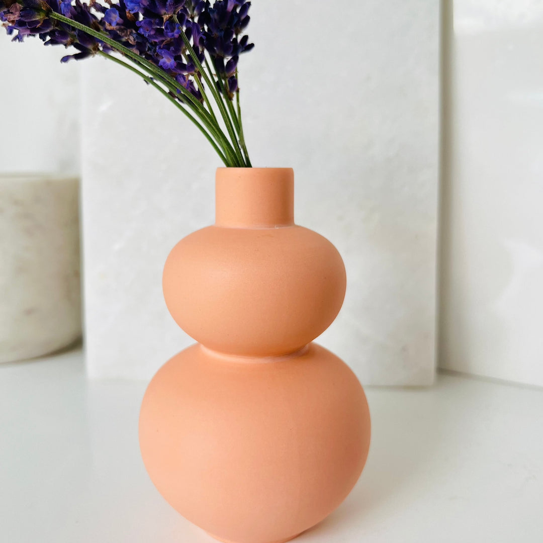 Vase Matte Porcelain-Clay