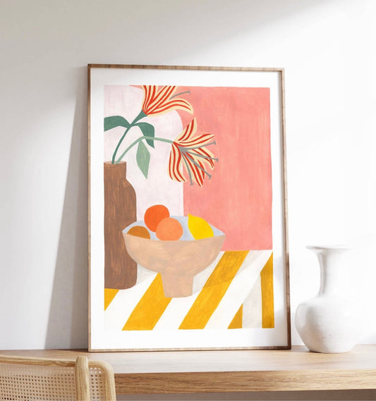 Lilies Still Life Print